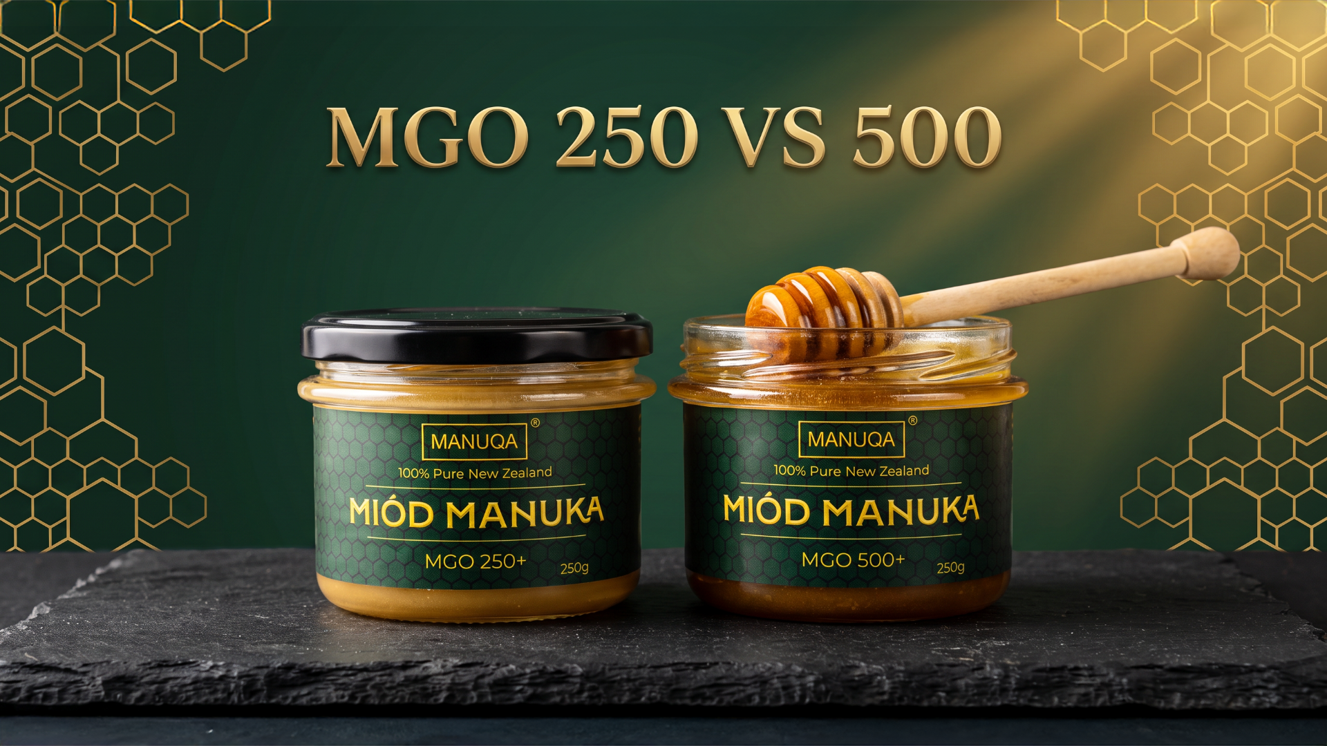 Miód Manuka MANUQA – MGO 250 vs MGO 500: czy naprawdę czujesz różnicę